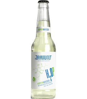 Dr. Brauwolf | H2OP Hopfenwasser (0.0%, 33 cl)
