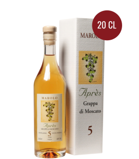 Distilleria Marolo | Grappa di Moscato Aprés 5J. (20 cl)