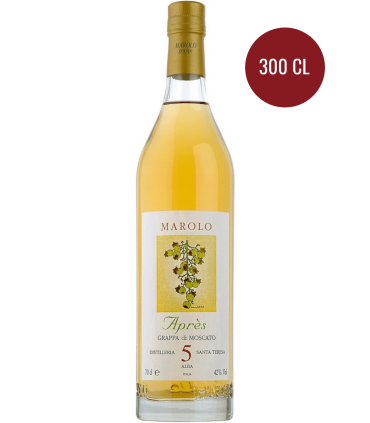 Distilleria Marolo | Grappa di Moscato Aprés 5J. (300 cl)