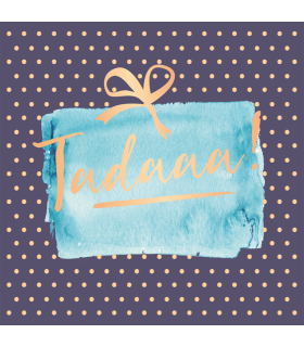 Grafik Werkstatt | Postkarte Grusskarte "Tadaaa!" 