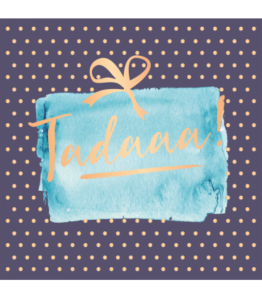 Grafik Werkstatt | Postkarte Grusskarte "Tadaaa!" 