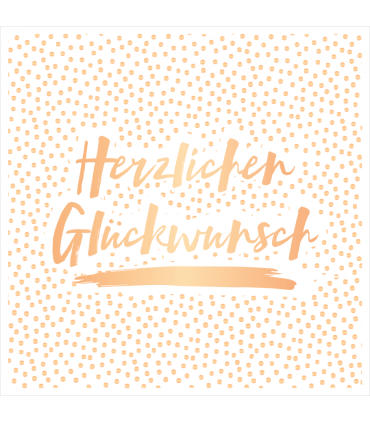Grafik Werkstatt | Postkarte Grusskarte "Herzlichen Glückwunsch"