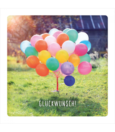 Grafik Werkstatt | Postkarte Grusskarte "Glückwunsch!"