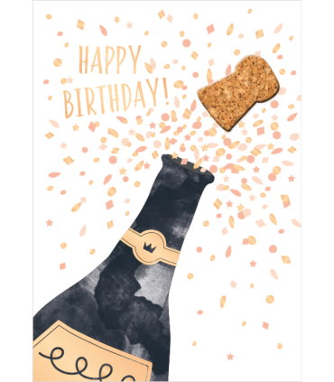 Grafik Werkstatt | Applikationskarte Grusskarte "Herzlichen Glückwunsch!"