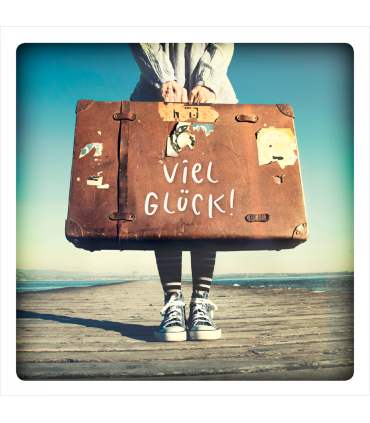 Grafik Werkstatt | Doppelkarte Grusskarte "Viel Glück!"  (Foto: © FCSCAFEINE/shutterstock.de) 