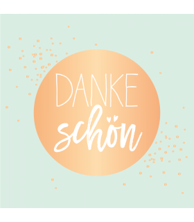 Grafik Werkstatt | Doppelkarte Grusskarte "Dankeschön"