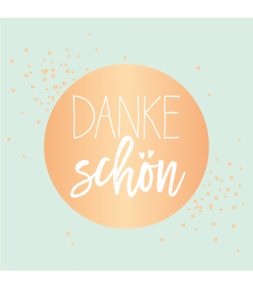 Grafik Werkstatt | Doppelkarte Grusskarte "Dankeschön"
