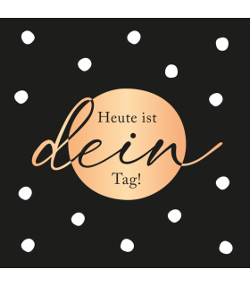 Grafik Werkstatt | Doppelkarte Grusskarte "Heute ist dein Tag!" 