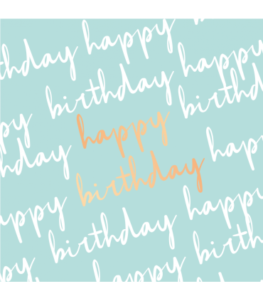 Grafik Werkstatt | Doppelkarte Grusskarte "Happy Birthday"