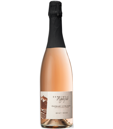 Domaine Agapé | Crémant d'Alsace AOP Brut Rosé Pinot Noir N.V. (75 cl)