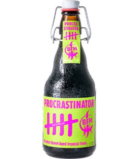 Brasserie BFM | Procrastinator 5 Bourbon Barrel Aged Imperial Stout (9.99 Vol.%, 33 cl)