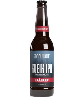 Dr. Brauwolf & BÅDIN Bryggeri | Kveik IPA (6.5%, 33 cl)