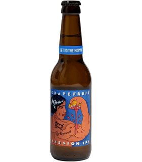 Dr. Brauwolf & Yardbird | Grapefruit Session IPA (4.8%, 33 cl)