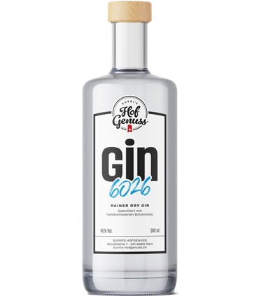 Burri's Hofgenuss | Gin 6026 (40.0 Vol.%, 50 cl)