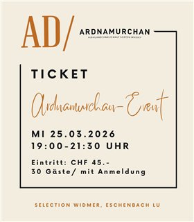 Ticket: Ardnamurchan-Event | Mi. 25.03.2026