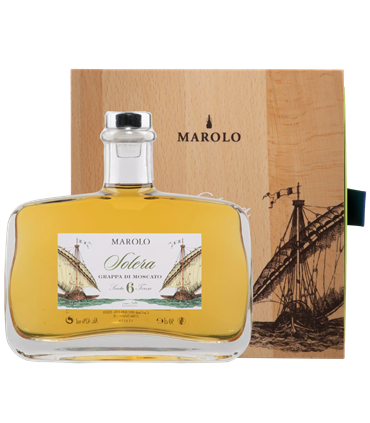 Distilleria Marolo | Grappa di Barolo Solera 6J. (42.0 Vol.%, 50 cl)