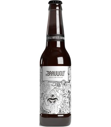 Dr. Brauwolf | Sketch Circle Artists Edition No. 4 - Mexican Amber Lager (4.8 Vol.%, 33 cl)
