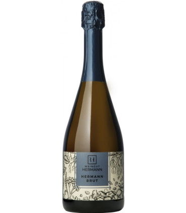 Roman Hermann | Hermann Brut Chardonnay + Pinot Noir Vin de Pays Suisse 2024 (75 cl)