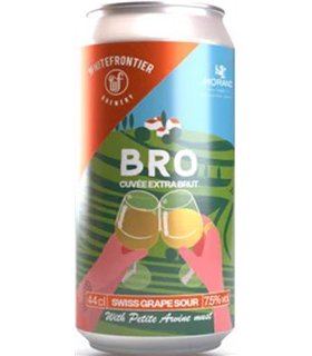White Frontier | BRO CUVÉE EXTRA BRUT Swiss Grape Sour (7.5%, 44 cl)